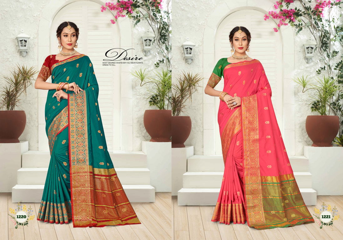 Riwazo Dulhan New Heavy Festive Wear Silk Weaving Designer Saree Collection